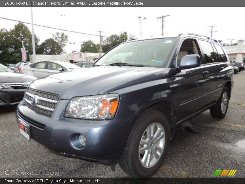 Bluestone Metallic / Ivory Beige 2006 Toyota Highlander Hybrid Limited 4WD