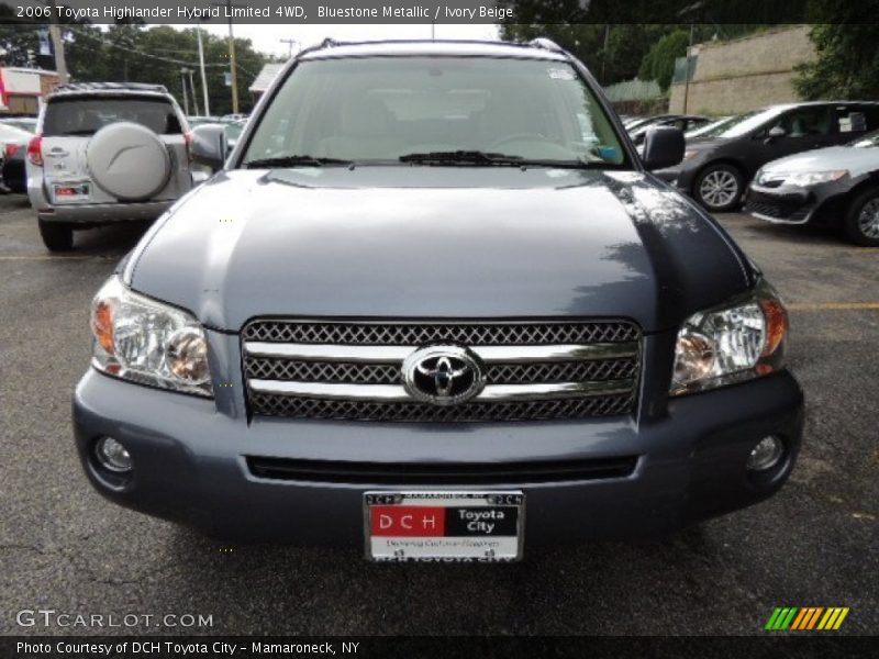Bluestone Metallic / Ivory Beige 2006 Toyota Highlander Hybrid Limited 4WD