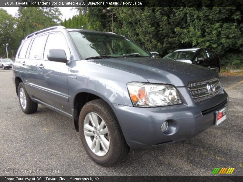 Bluestone Metallic / Ivory Beige 2006 Toyota Highlander Hybrid Limited 4WD
