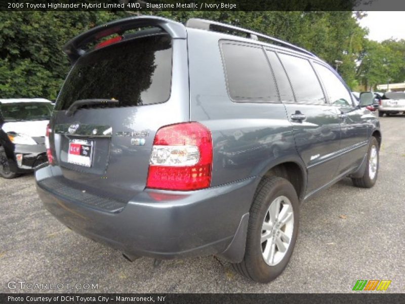 Bluestone Metallic / Ivory Beige 2006 Toyota Highlander Hybrid Limited 4WD