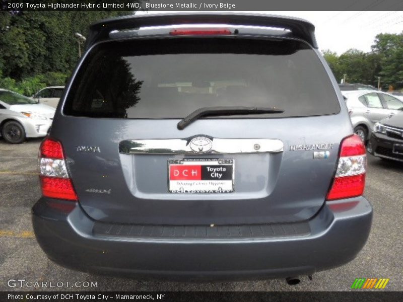 Bluestone Metallic / Ivory Beige 2006 Toyota Highlander Hybrid Limited 4WD