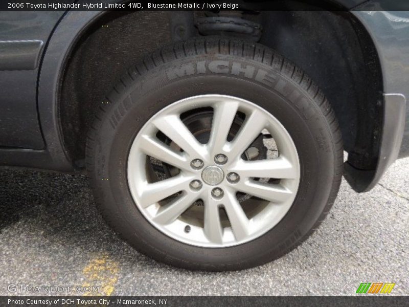 Bluestone Metallic / Ivory Beige 2006 Toyota Highlander Hybrid Limited 4WD