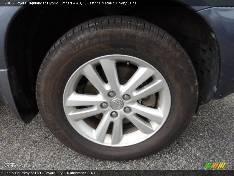 Bluestone Metallic / Ivory Beige 2006 Toyota Highlander Hybrid Limited 4WD