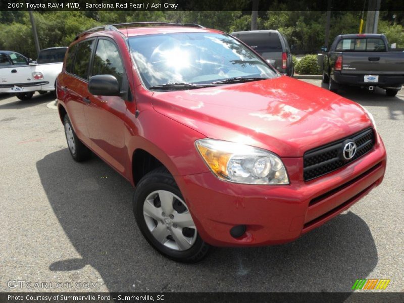 Barcelona Red Pearl / Ash Gray 2007 Toyota RAV4 4WD