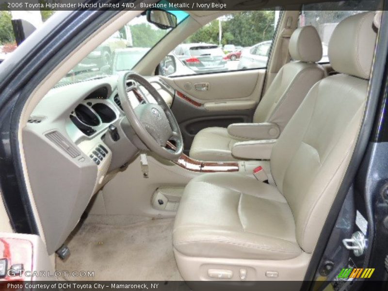 Bluestone Metallic / Ivory Beige 2006 Toyota Highlander Hybrid Limited 4WD