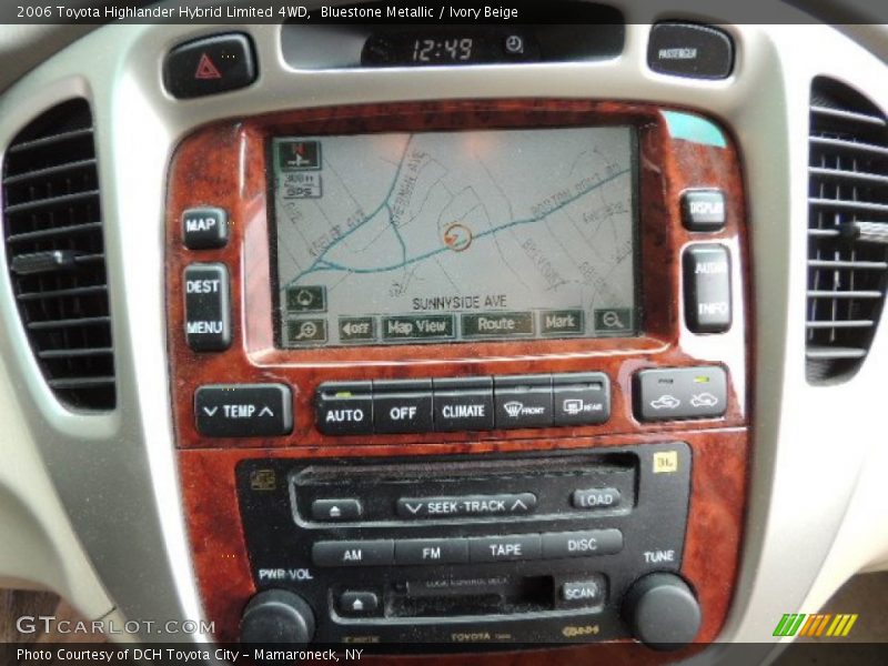 Bluestone Metallic / Ivory Beige 2006 Toyota Highlander Hybrid Limited 4WD