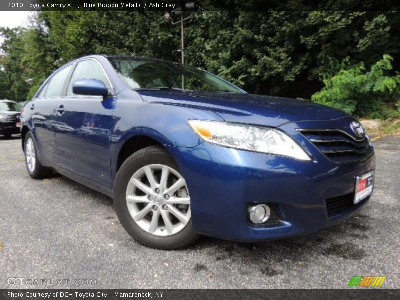 Blue Ribbon Metallic / Ash Gray 2010 Toyota Camry XLE