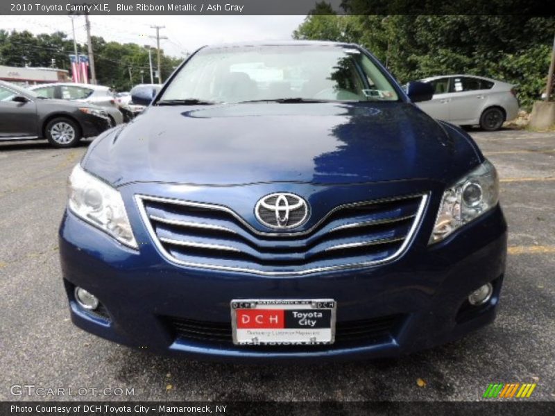 Blue Ribbon Metallic / Ash Gray 2010 Toyota Camry XLE