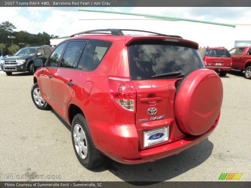 Barcelona Red Pearl / Ash Gray 2007 Toyota RAV4 4WD