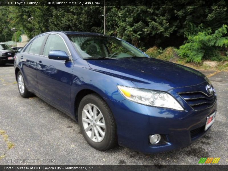 Blue Ribbon Metallic / Ash Gray 2010 Toyota Camry XLE