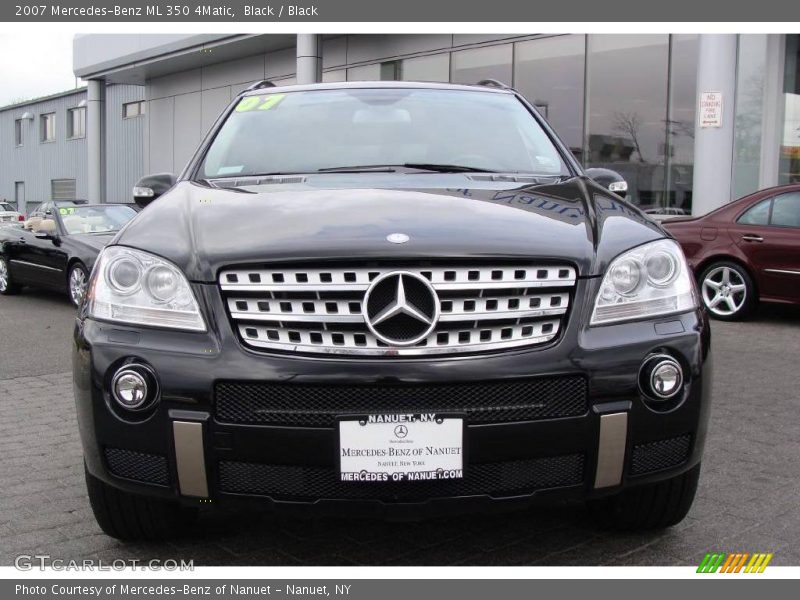 Black / Black 2007 Mercedes-Benz ML 350 4Matic
