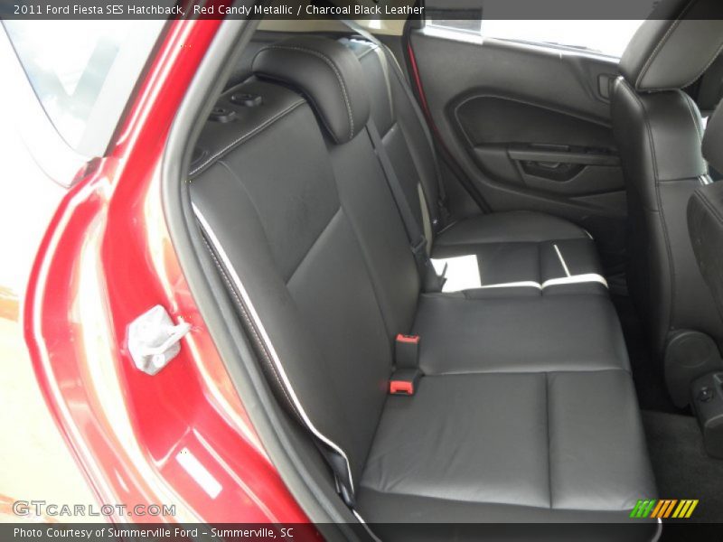 Rear Seat of 2011 Fiesta SES Hatchback