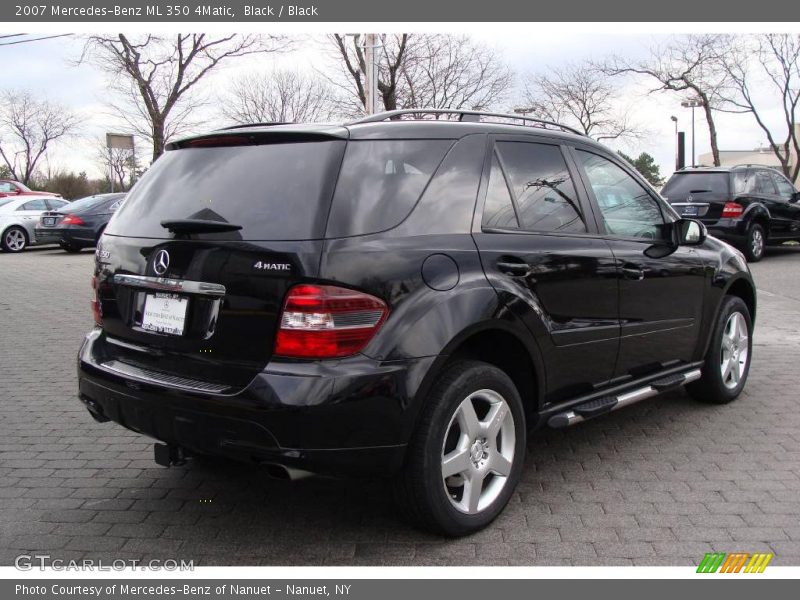 Black / Black 2007 Mercedes-Benz ML 350 4Matic