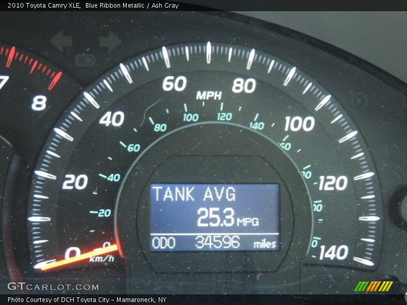 Blue Ribbon Metallic / Ash Gray 2010 Toyota Camry XLE