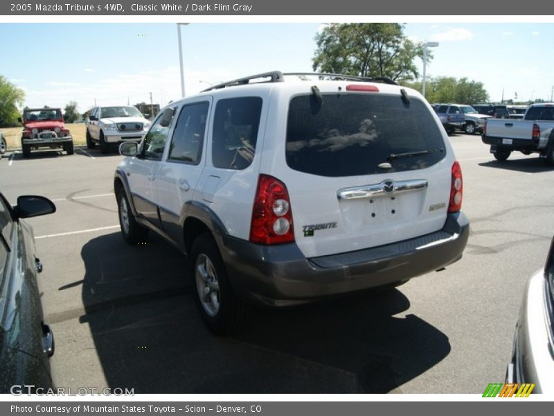 Classic White / Dark Flint Gray 2005 Mazda Tribute s 4WD