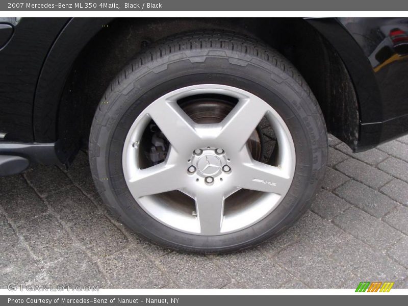 Black / Black 2007 Mercedes-Benz ML 350 4Matic