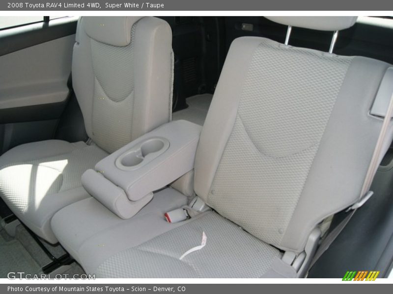 Super White / Taupe 2008 Toyota RAV4 Limited 4WD