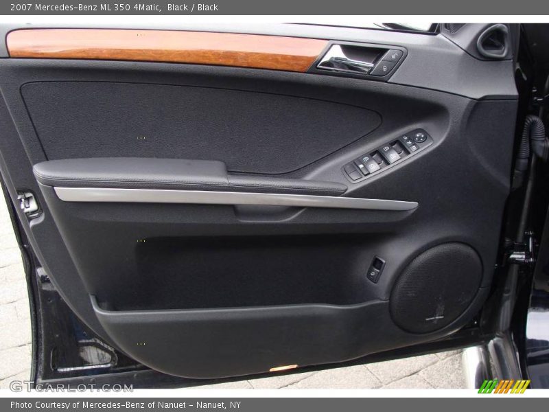 Black / Black 2007 Mercedes-Benz ML 350 4Matic