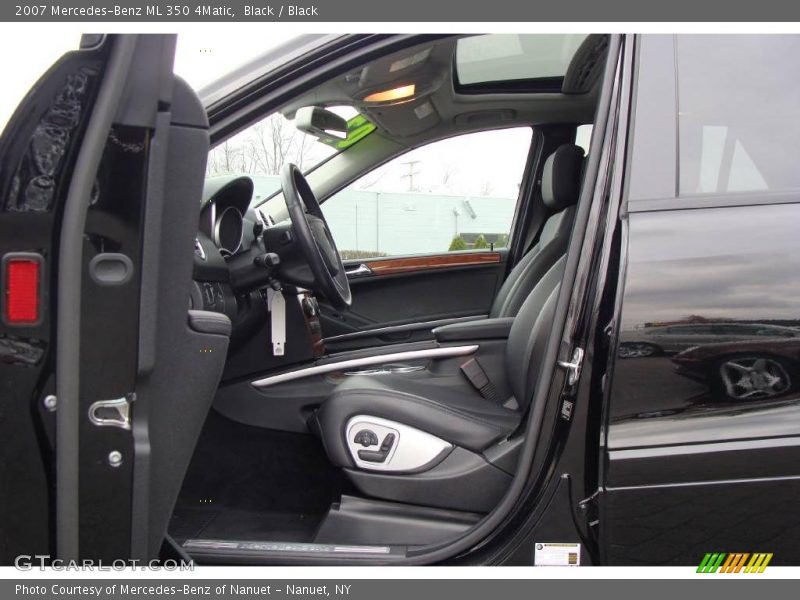 Black / Black 2007 Mercedes-Benz ML 350 4Matic