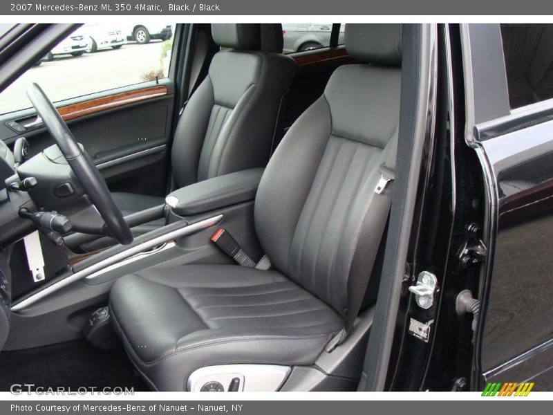 Black / Black 2007 Mercedes-Benz ML 350 4Matic