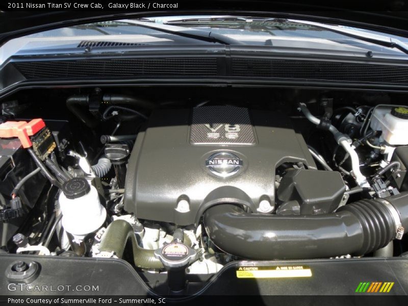 Galaxy Black / Charcoal 2011 Nissan Titan SV Crew Cab