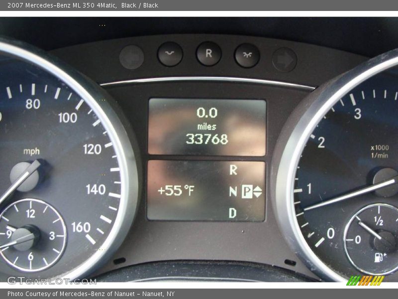 Black / Black 2007 Mercedes-Benz ML 350 4Matic