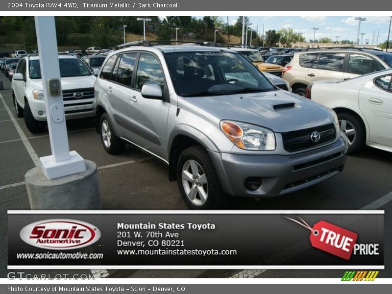 Titanium Metallic / Dark Charcoal 2004 Toyota RAV4 4WD