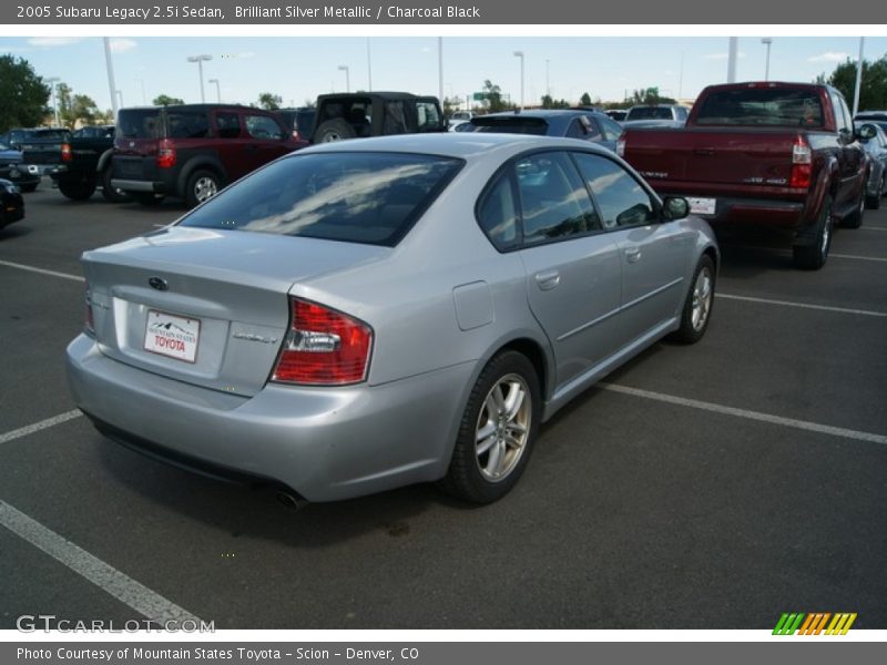 Brilliant Silver Metallic / Charcoal Black 2005 Subaru Legacy 2.5i Sedan