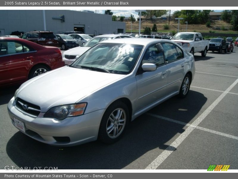 Brilliant Silver Metallic / Charcoal Black 2005 Subaru Legacy 2.5i Sedan