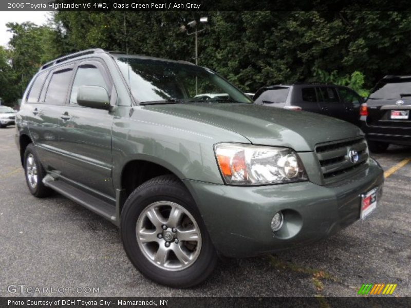 Oasis Green Pearl / Ash Gray 2006 Toyota Highlander V6 4WD