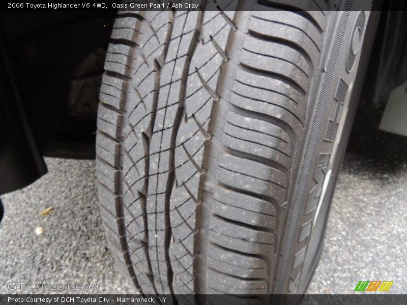 Oasis Green Pearl / Ash Gray 2006 Toyota Highlander V6 4WD