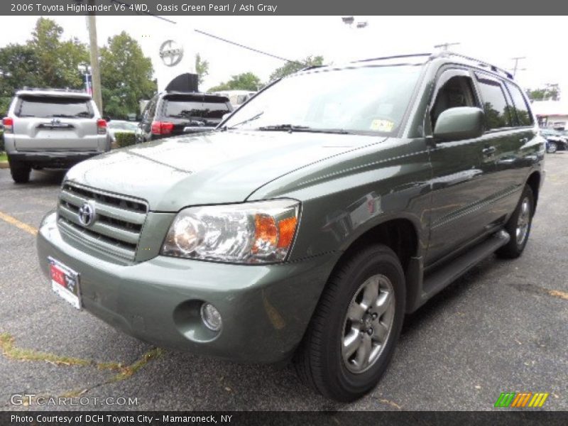 Oasis Green Pearl / Ash Gray 2006 Toyota Highlander V6 4WD