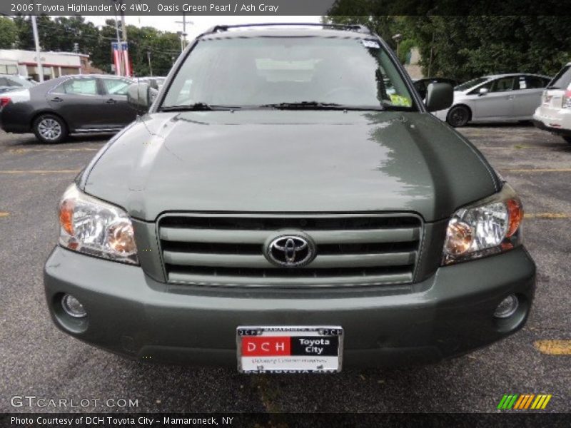 Oasis Green Pearl / Ash Gray 2006 Toyota Highlander V6 4WD