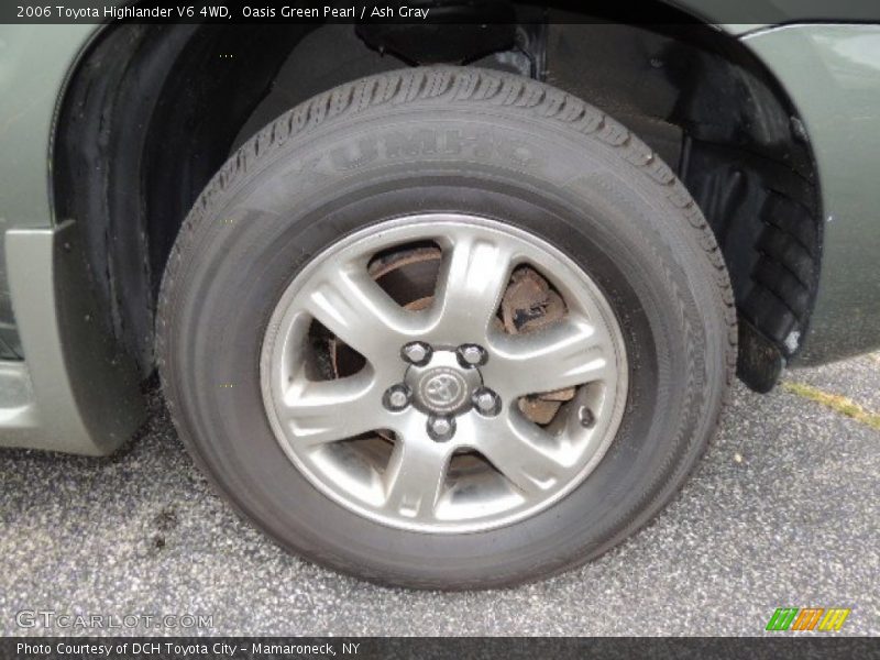 Oasis Green Pearl / Ash Gray 2006 Toyota Highlander V6 4WD