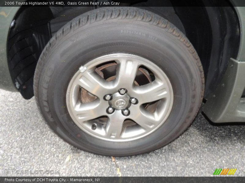 Oasis Green Pearl / Ash Gray 2006 Toyota Highlander V6 4WD