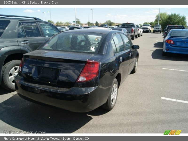 Black / Gray 2003 Saturn ION 1 Sedan