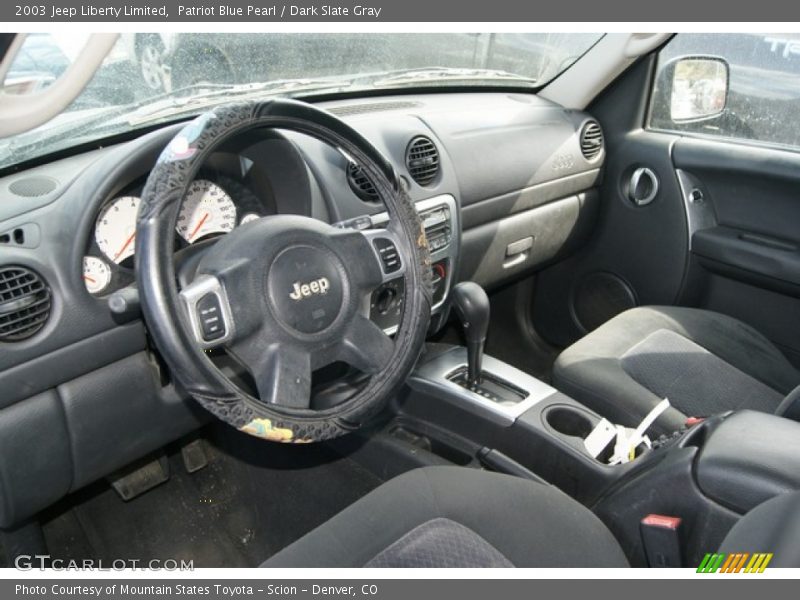 Patriot Blue Pearl / Dark Slate Gray 2003 Jeep Liberty Limited
