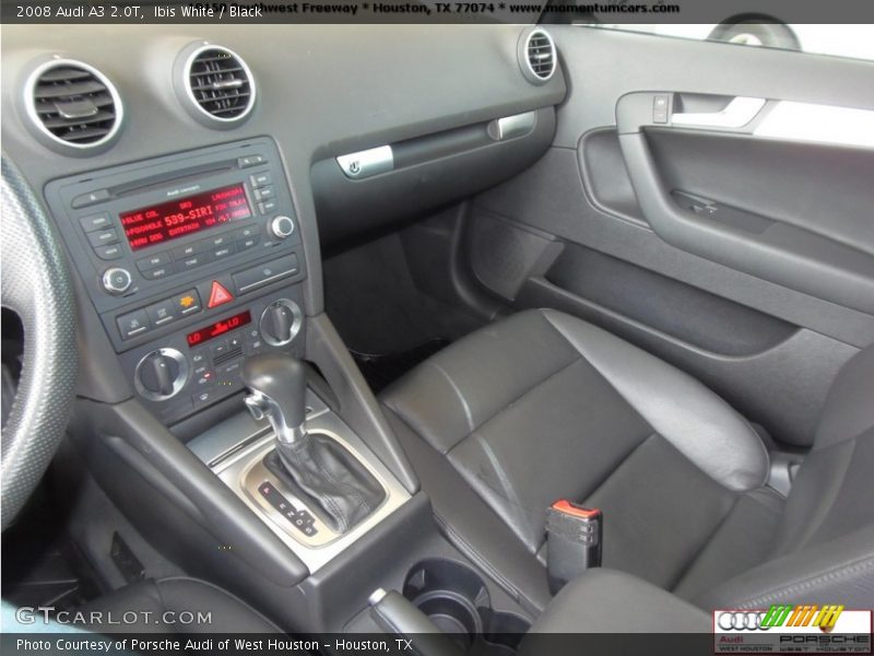 Ibis White / Black 2008 Audi A3 2.0T