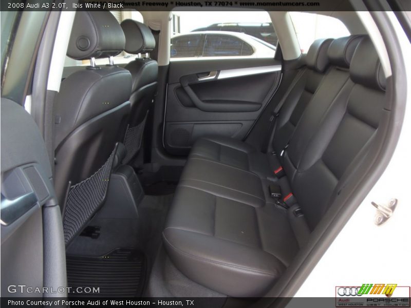 Ibis White / Black 2008 Audi A3 2.0T