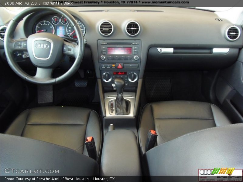 Ibis White / Black 2008 Audi A3 2.0T