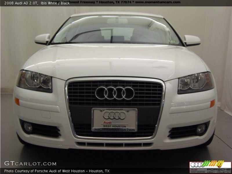Ibis White / Black 2008 Audi A3 2.0T