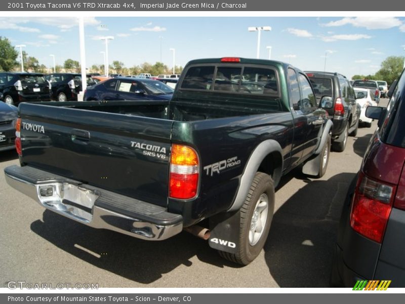 Imperial Jade Green Mica / Charcoal 2001 Toyota Tacoma V6 TRD Xtracab 4x4