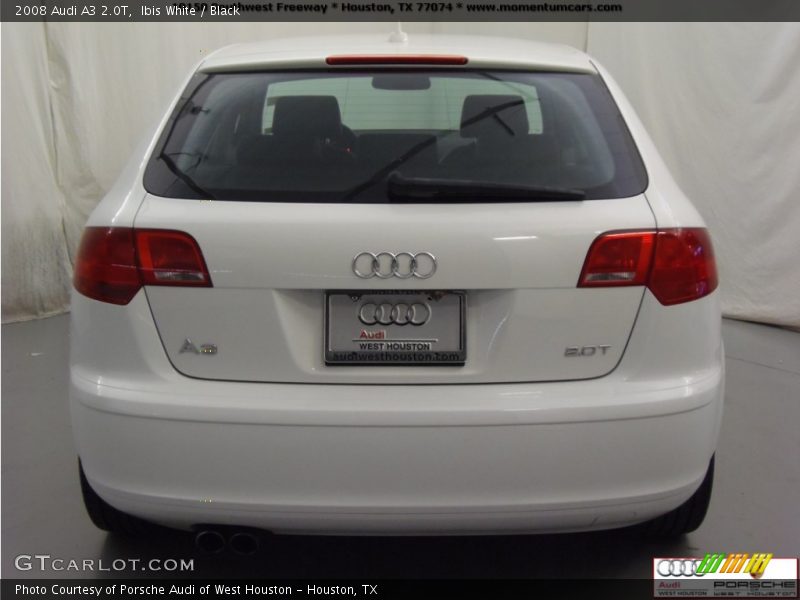 Ibis White / Black 2008 Audi A3 2.0T