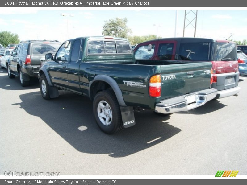 Imperial Jade Green Mica / Charcoal 2001 Toyota Tacoma V6 TRD Xtracab 4x4
