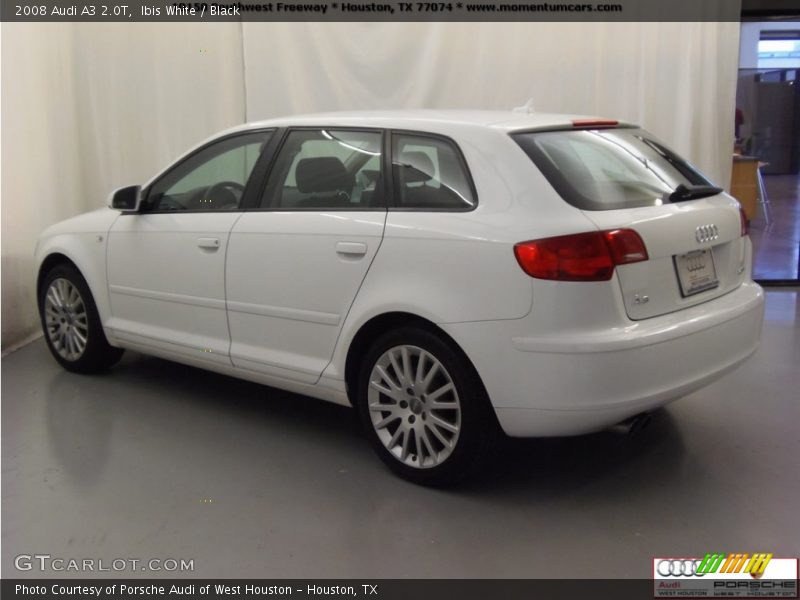 Ibis White / Black 2008 Audi A3 2.0T