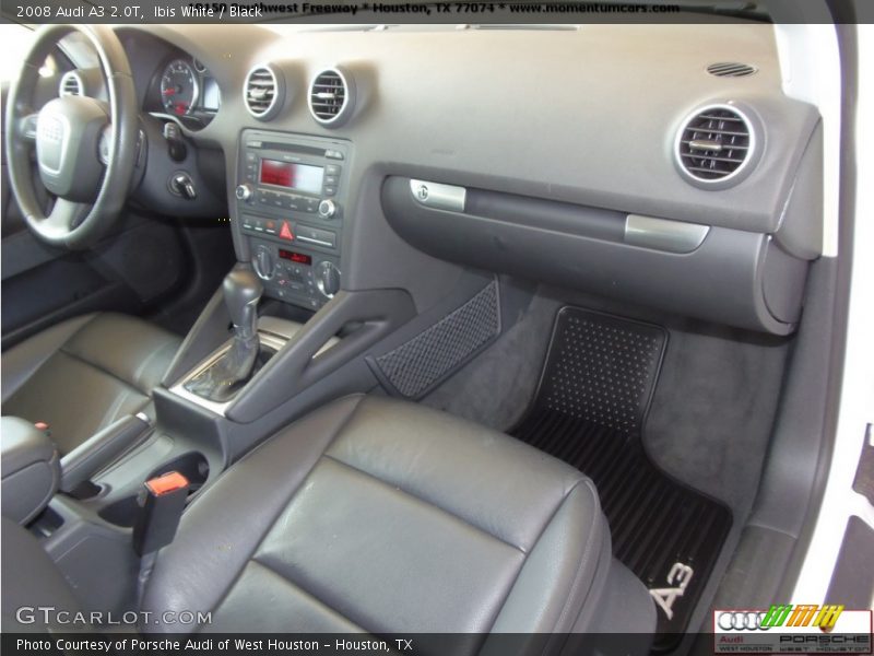 Ibis White / Black 2008 Audi A3 2.0T