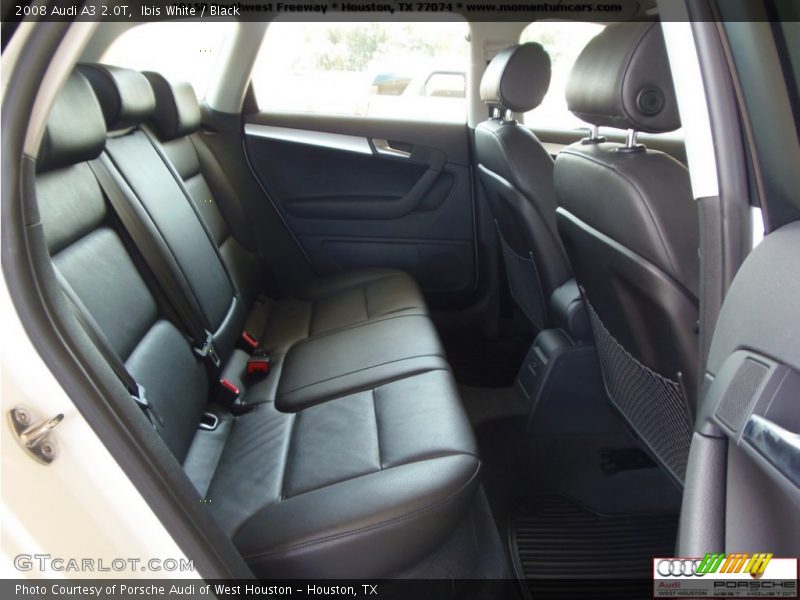 Ibis White / Black 2008 Audi A3 2.0T