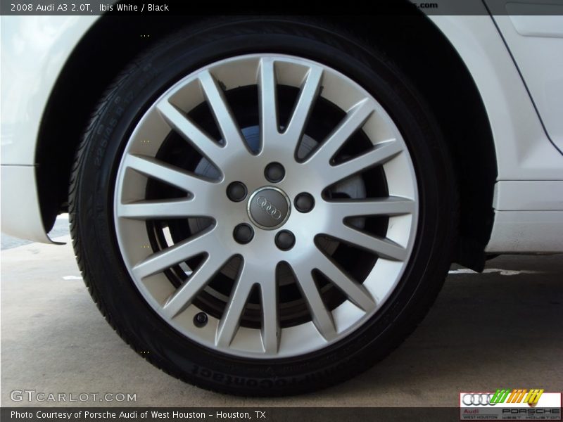 Ibis White / Black 2008 Audi A3 2.0T