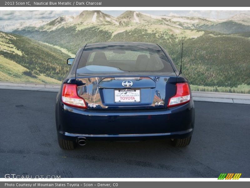 Nautical Blue Metallic / Dark Charcoal 2013 Scion tC