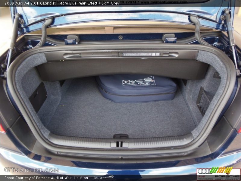 Moro Blue Pearl Effect / Light Grey 2009 Audi A4 2.0T Cabriolet